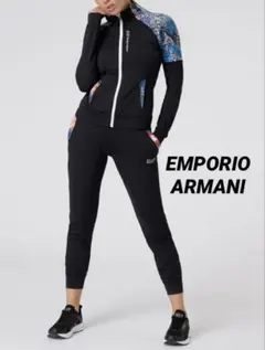 【極レア】エンポリオアルマーニ EA7 トレーニングウェア セットアップ 黒