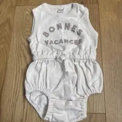 tête à tête ホワイトロンパース 70