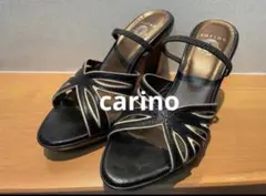 carino ヒールサンダル　黒のサムネイル