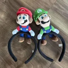 マリオ ルイージ ぬいぐるみカチューシャ　USJ