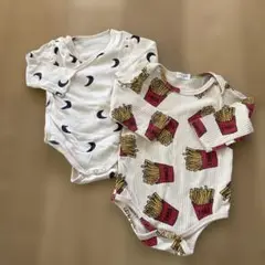 ノーブランド　ロンパース　2枚セット