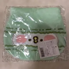 むぎゅっとはさまれストア　カナヘイの小動物　ピスケ&うさぎ　マカロン巾着　みどり