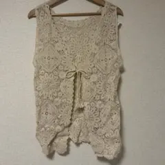 niko and... クロシェ編み 2WAY ベストのサムネイル