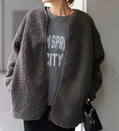 完売 今季 別注【Champion/チャンピオン】ボアフリースジャケット