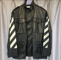 2026年最新】OFF-WHITE メンズ レザージャケット・ライダースの人気