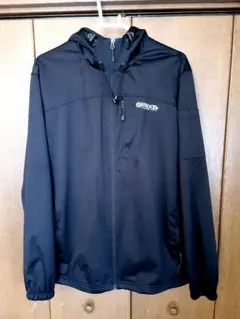 OUTDOOR PRODUCTS フード付きナイロンジャケット【黒】LL