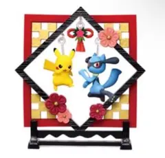 ポケモン ふんわりゆらりん飾り ピカチュウ＆リオル フィギュア リーメント