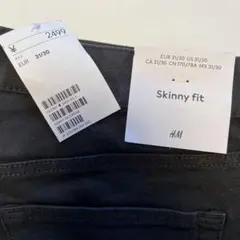 H&M 定番パンツ　グレーskinny fit