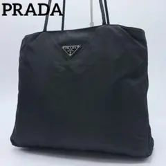 【定番・超人気】プラダ ナイロン トートバッグ ブラック 三角ロゴ A4収納のサムネイル