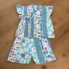 SKAPE シシュノン　甚平 花柄 110