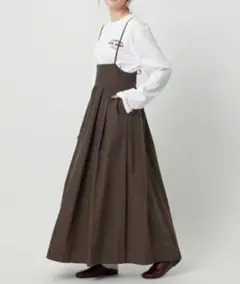 BEAUTY&YOUTH　ナイロンコットン バックホール キャミワンピース