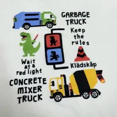 クレードスコープ　長袖　Tシャツ　恐竜　トラック　車　100