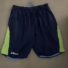 ATHLETA ハーフパンツ ネイビー/ライム　リバーシブル