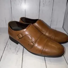 即発送！ Rockport ブラウン ダブルモンクストラップシューズのサムネイル