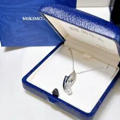 美品☆ミキモト MIKIMOTO あこや真珠 パール ネックレス シルバーのサムネイル