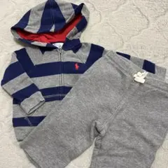 ポロのフード付きトレーナーとパンツセット