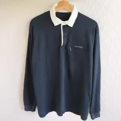 ✨モンベル✨mont-bell 長袖ポロシャツ トップス メンズ 薄手 ロゴ