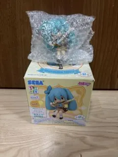 初音ミク　ふわぷち　ちょこのせ　ミニフィギュア