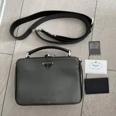 PRADA プラダ ブリック サフィアーノレザーバッグ