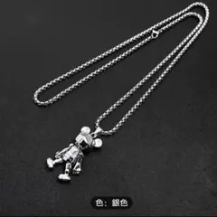 【ネックレス】シルバー クマ ネックレス