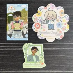 名探偵コナン　コナンカフェ　怪盗キッド　安室透　服部平次　コースター　カード