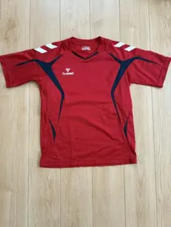 hummel プラクティスシャツ レッド Sのサムネイル