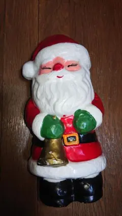 クリスマス！ 　サンタクロース・キャンドル（蝋）人形　 約…高さ29cm