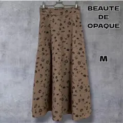 ＄ BEAUTE DE OPAQUE 総柄 花柄 ロングスカート Mのサムネイル