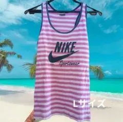 【値下げ!!】Nike ストライプ タンクトップ Lサイズ