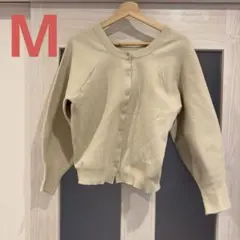 fifth アイボリー　カーディガン　オフホワイト　Mサイズ　レディース　春服
