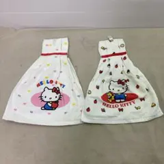 【2010年製】ハローキティ　ハンドタオル　フェイスタオル　タオル　サンリオ　B