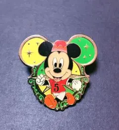 ディズニーシー　5周年記念ピンバッジ　ミッキーマウス