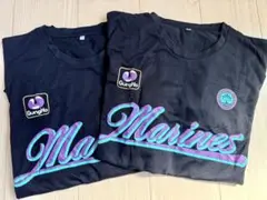 千葉ロッテ　ブラックサマーTシャツ2025 2枚セット