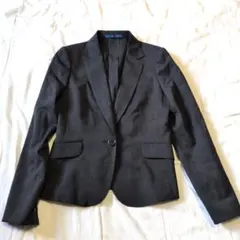 LES MUES ブラックグレー テーラードジャケット