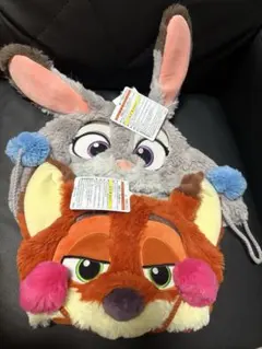新品タグ付ディズニー♡ズートピア♡ファンキャップ❤ニック♡ジュディ