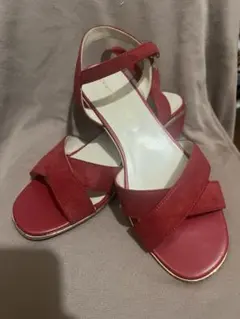 【最終値下げ】Oriental Traffic 赤サンダルMサイズ