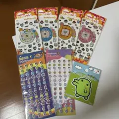 たまごっち キラキラシール3 プチプチシール　６枚セット パイルワッペン