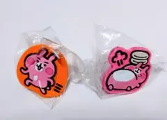 カナヘイの小動物 はま寿司コラボ ラバーリング 2個セット ピスケ&うさぎ