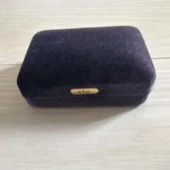 ete　ジュエリーボックス　アクセサリーケース　ネイビー