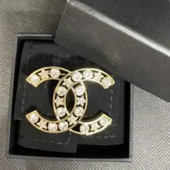CHANEL CCロゴ ブローチ ゴールド