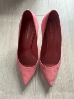 セルジオロッシ　パンプス　スエード　ピンク