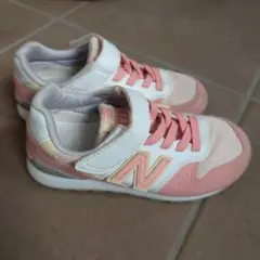 New Balance キッズスニーカー ピンク　サイズ18センチ