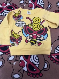 HYSTERIC MINI ハチ　トレーナー 90cm イエロー