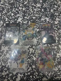 ポケモン 初音ミク ポケミクライブ ららぽーと 特典 クリアカード 全5種セット