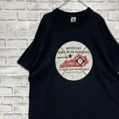 USA製90sヴィンテージTシャツ！シングルステッチ　ブラック2XL 14