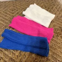 アームカバー 2色　レッグウォーマー　白