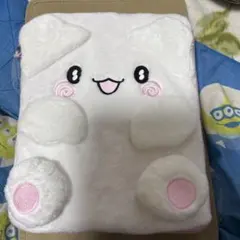 最終値下げふわふわ動物ポーチ 白とピンク　新品