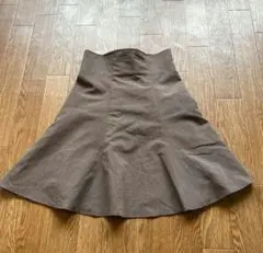 NICE CLAUP  バックレースアップ フレアスカート