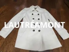 LAUTRÉAMONT ホワイト ダブルブレスト コート 38