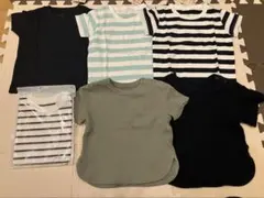 【ほぼ新品】保育園着 ベビー服 Tシャツ 80 男の子 6点セット